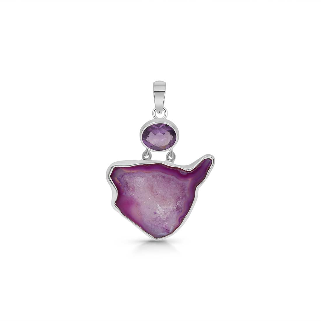 Agate (Purple) Pendant-(APU-P-24.)