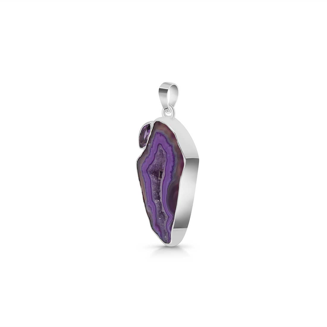 Agate (Purple) Pendant-(APU-P-27.)