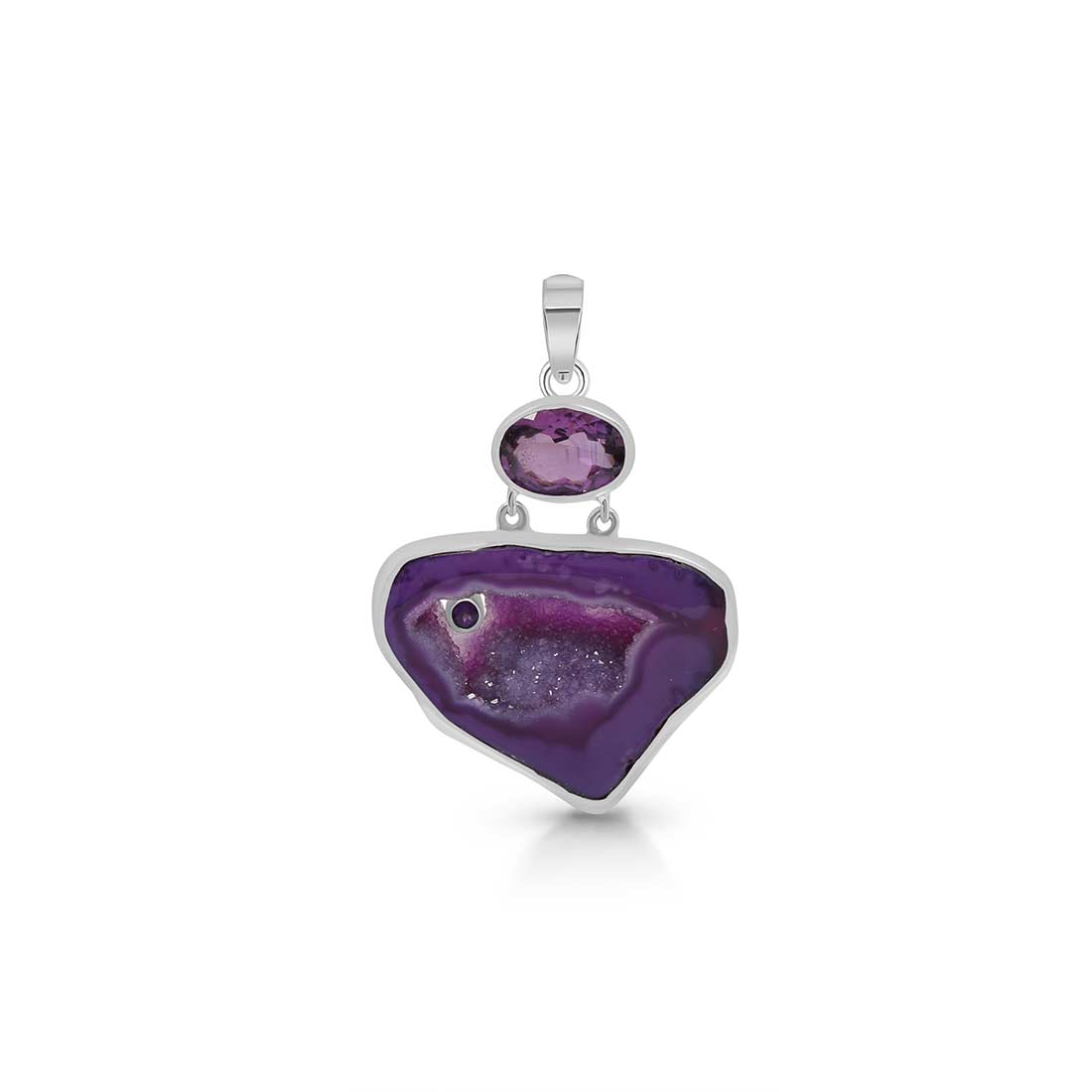 Agate (Purple) Pendant-(APU-P-29.)