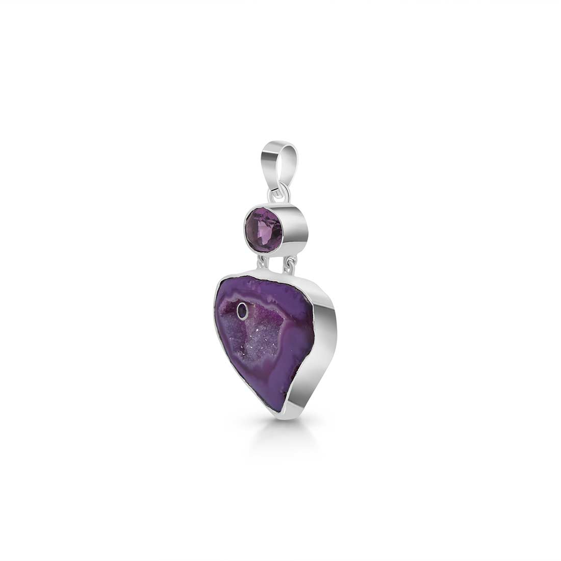 Agate (Purple) Pendant-(APU-P-29.)