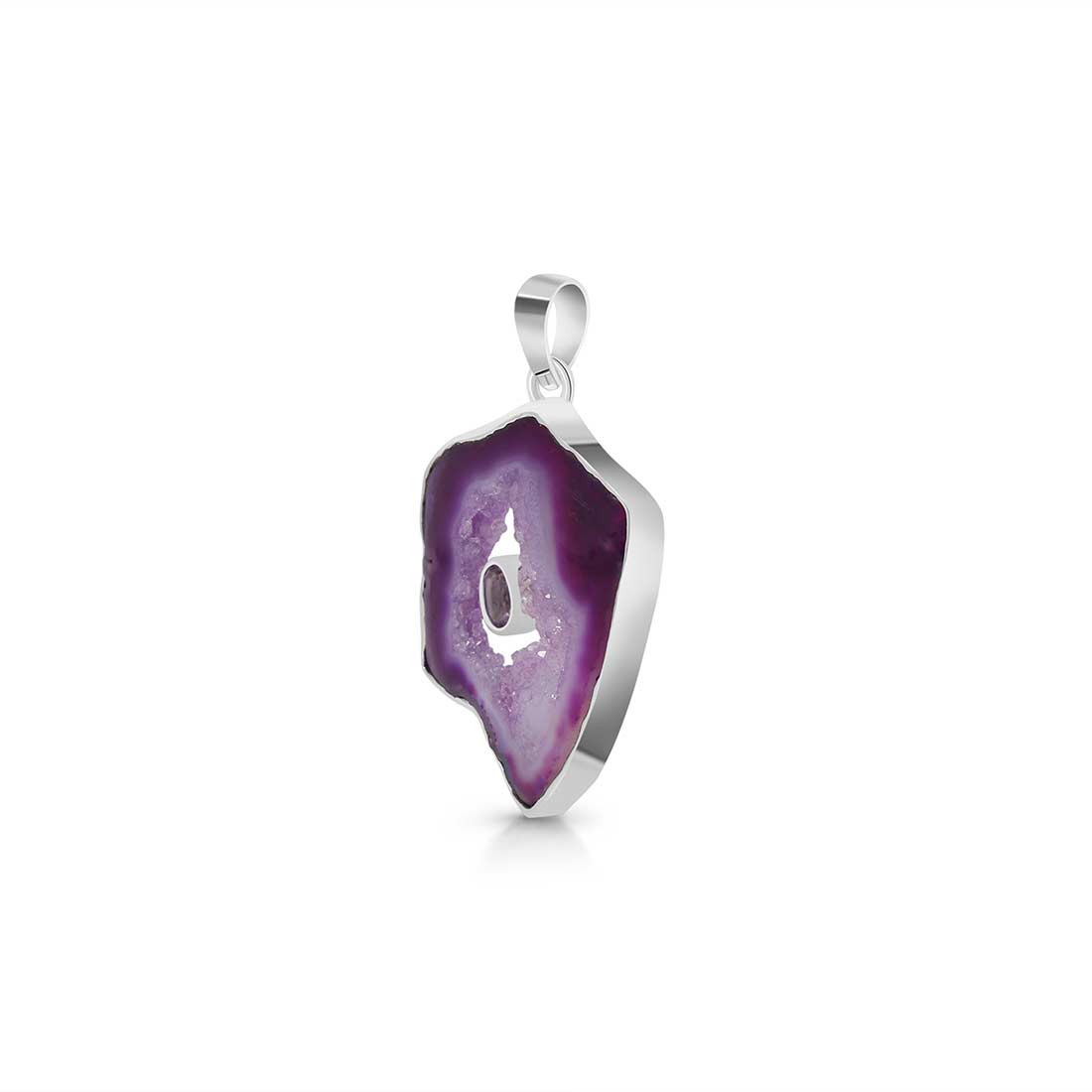 Agate (Purple) Pendant-(APU-P-30.)