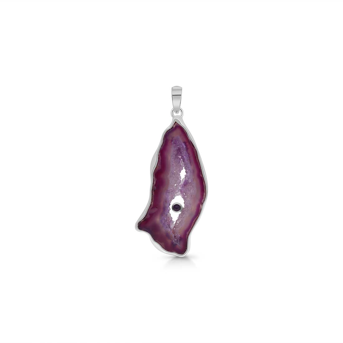 Agate (Purple) Pendant-(APU-P-32.)