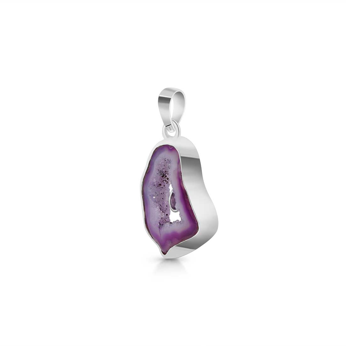 Agate (Purple) Pendant-(APU-P-5.)