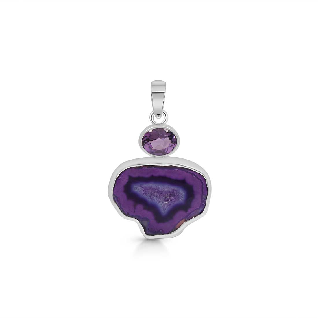 Agate (Purple) Pendant-(APU-P-6.)