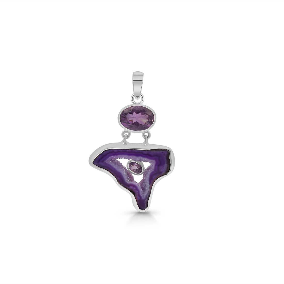 Agate (Purple) Pendant-(APU-P-9.)