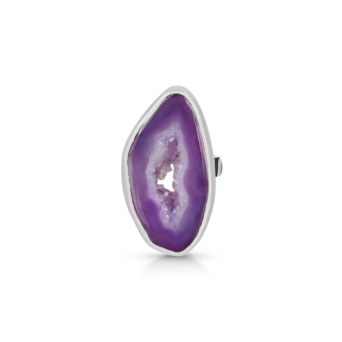 Agate (Purple) Adjustable Ring-(APU-R-1.)