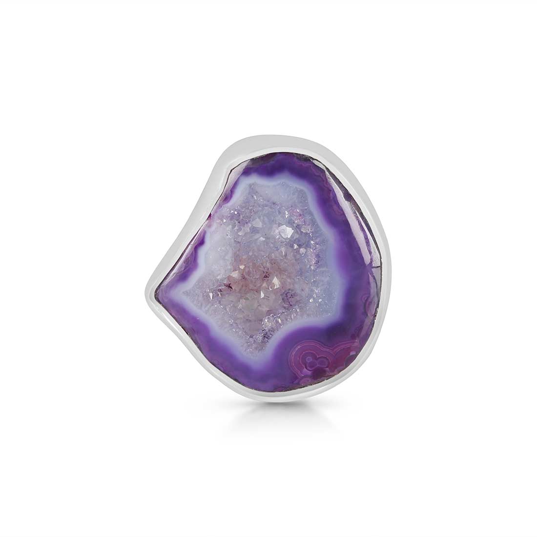 Agate (Purple) Adjustable Ring-(APU-R-2.)