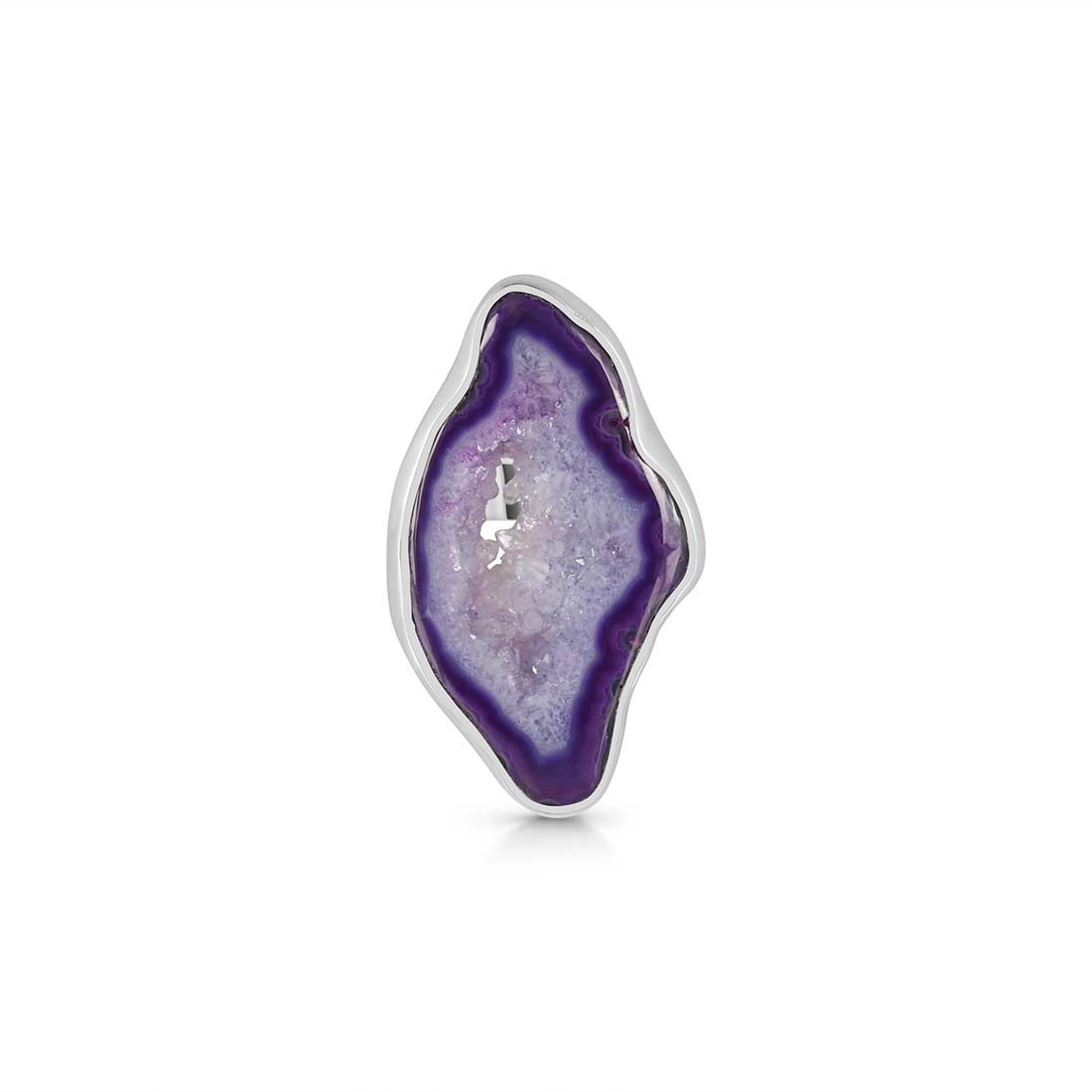 Agate (Purple) Adjustable Ring-(APU-R-26.)