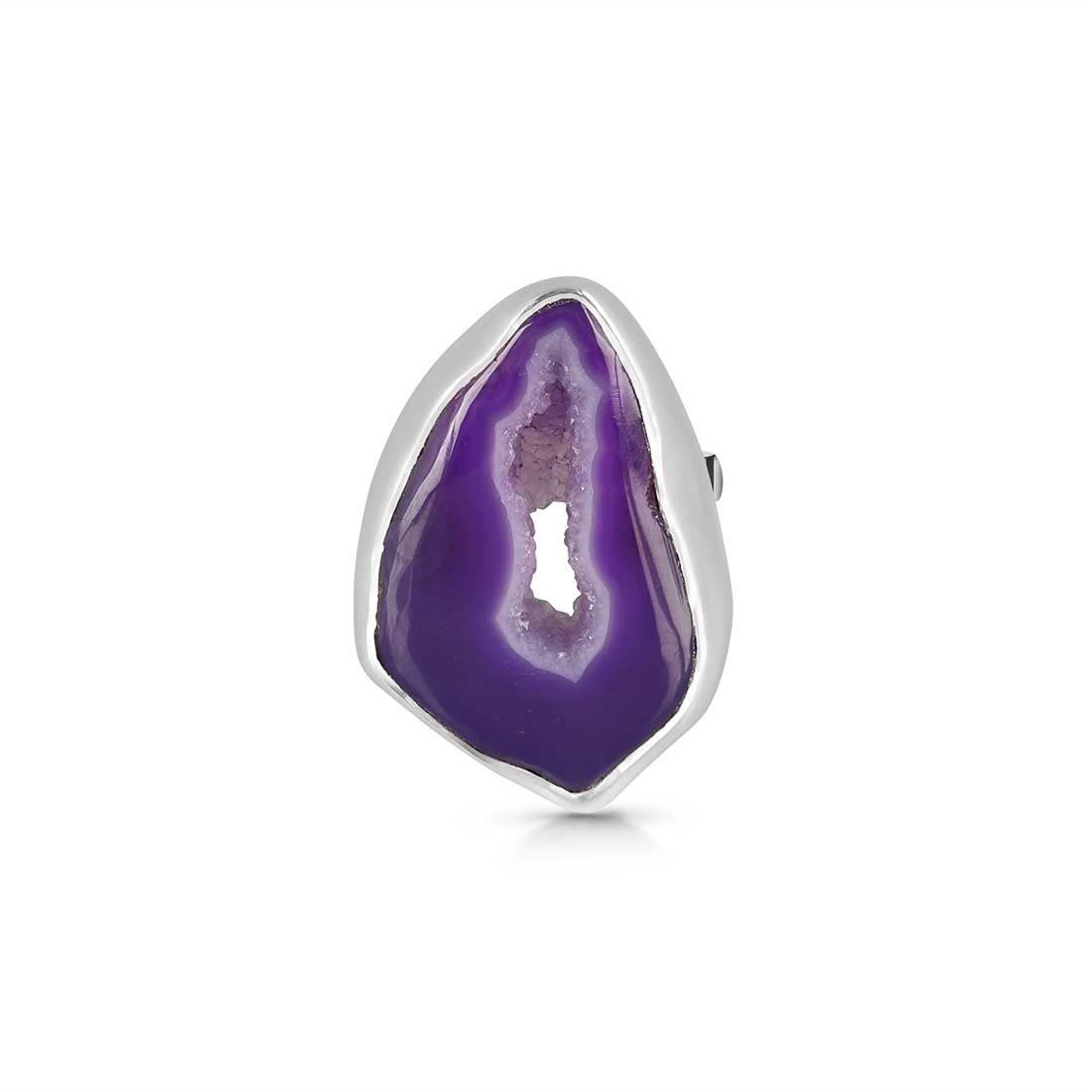 Agate (Purple) Adjustable Ring-(APU-R-3.)