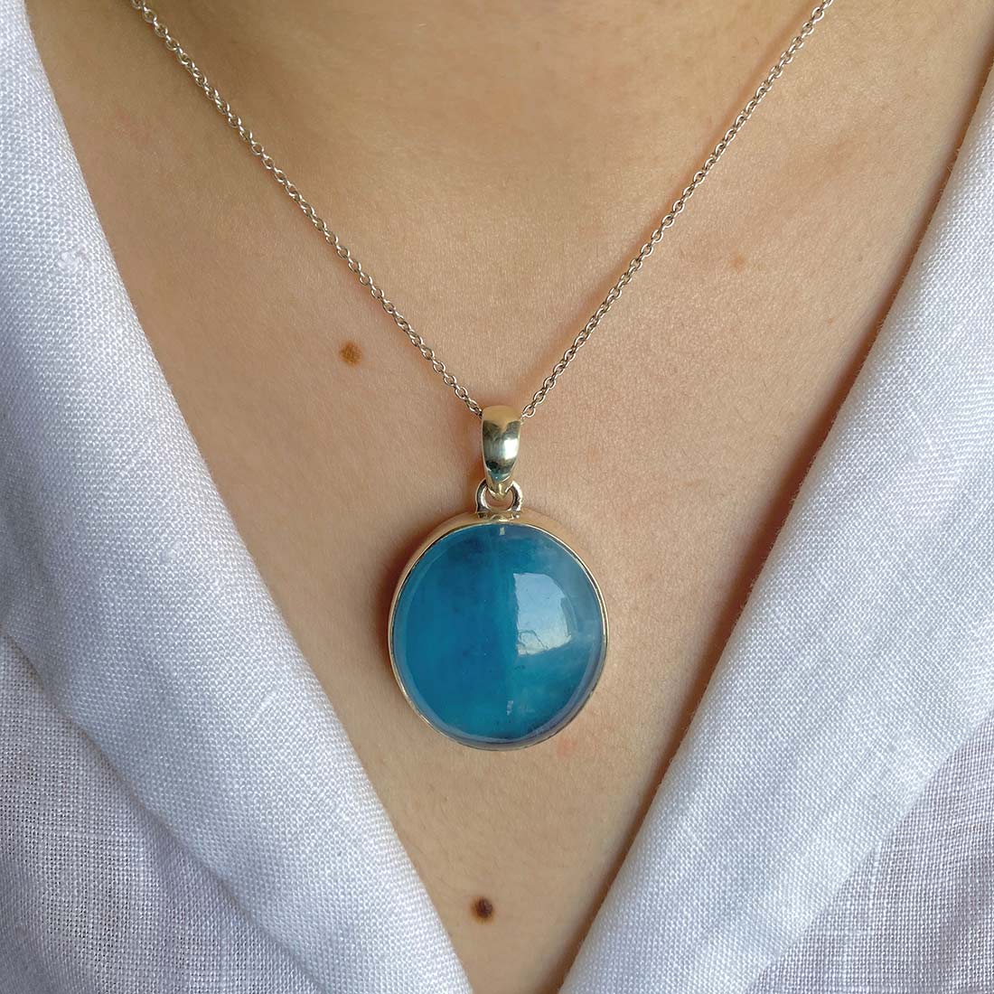 Aquamarine Pendant-(AQM-P-11)