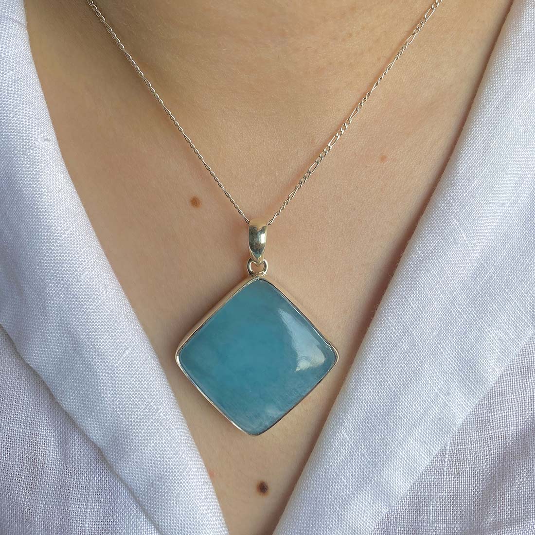 Aquamarine Pendant-(AQM-P-16)