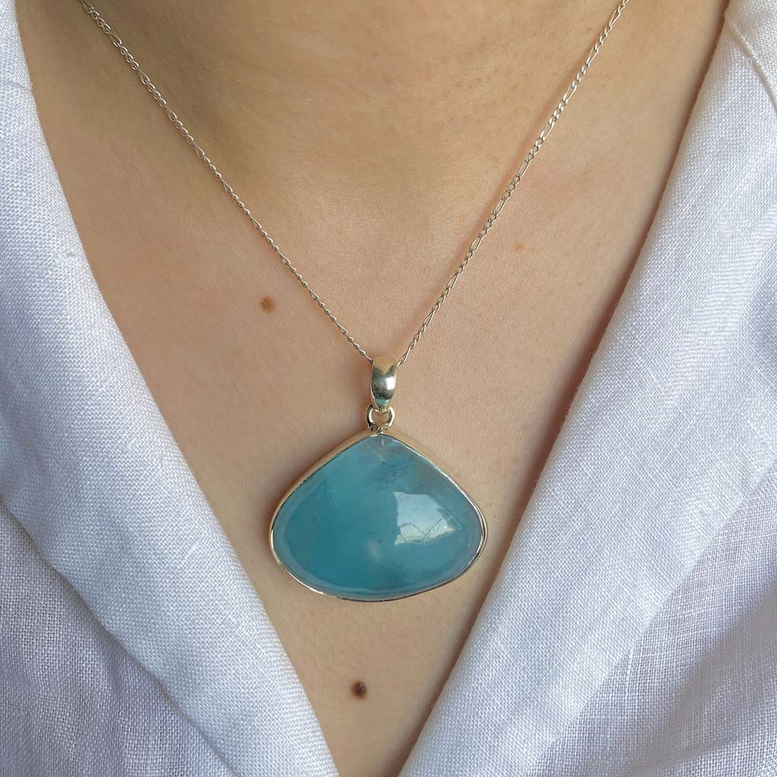 Aquamarine Pendant-(AQM-P-17)