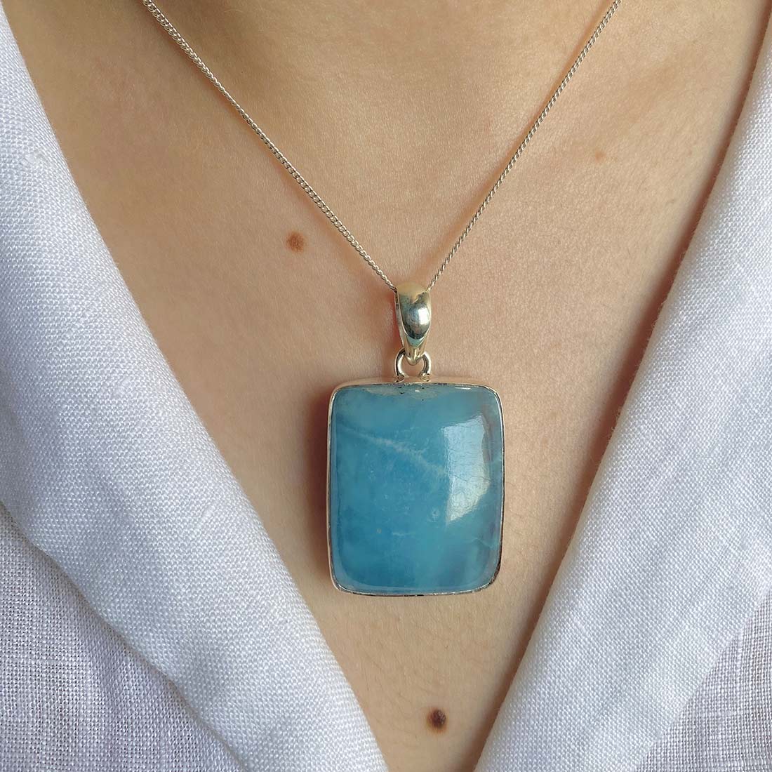 Aquamarine Pendant-(AQM-P-19)