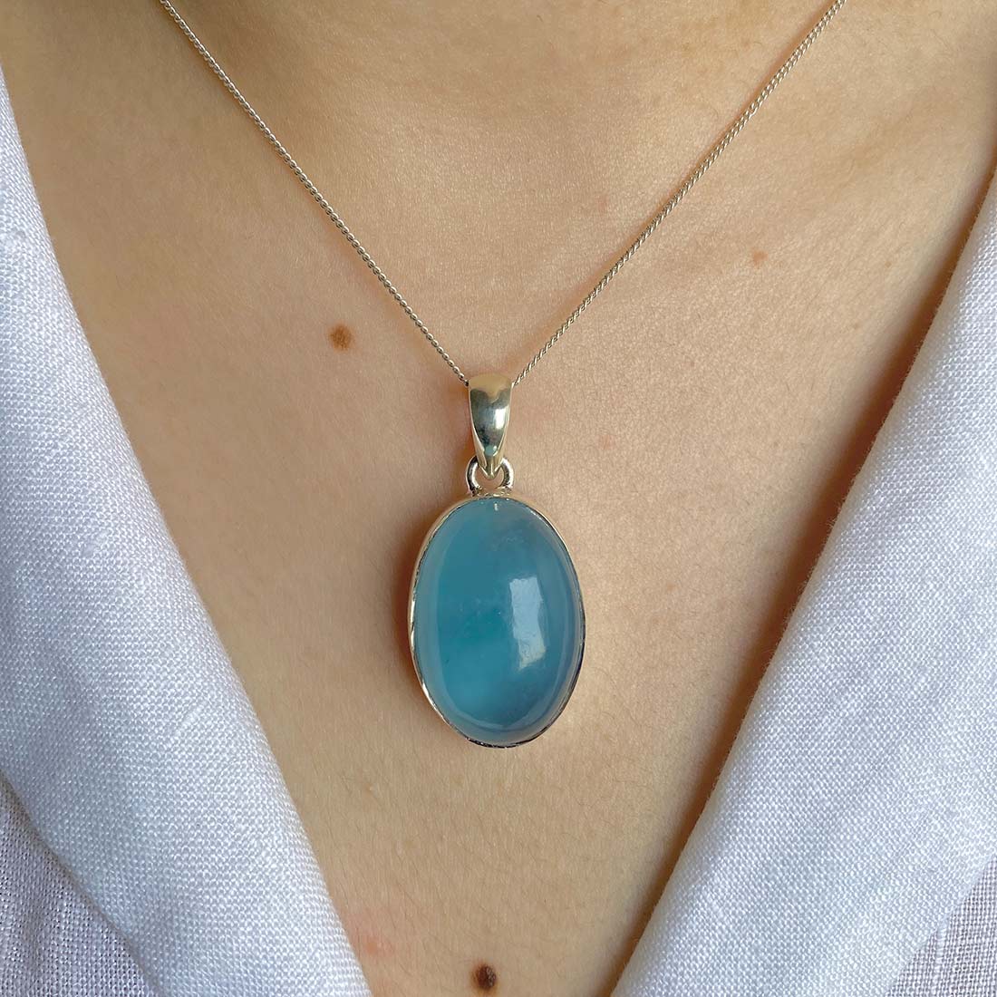 Aquamarine Pendant-(AQM-P-36)