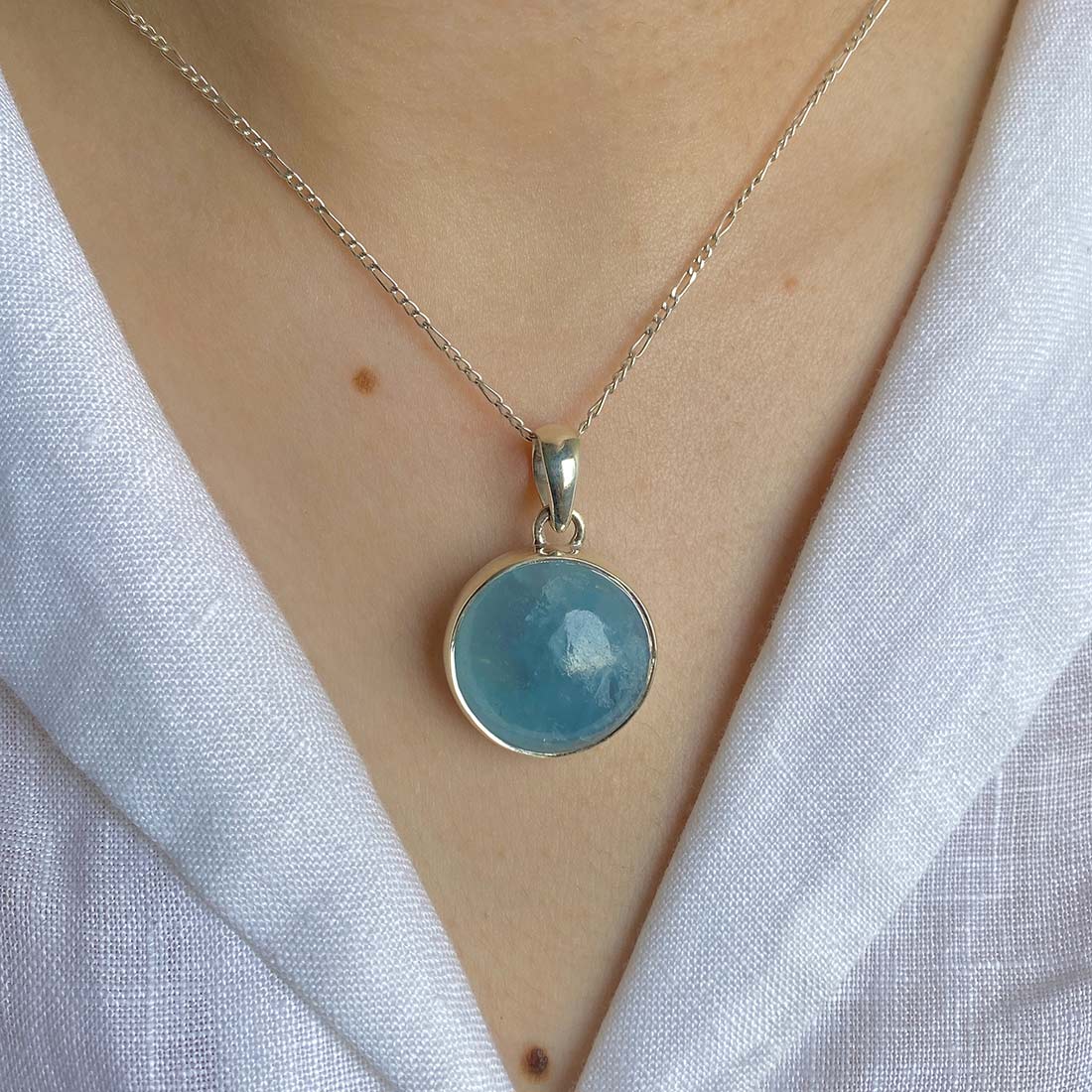 Aquamarine Pendant-(AQM-P-37)