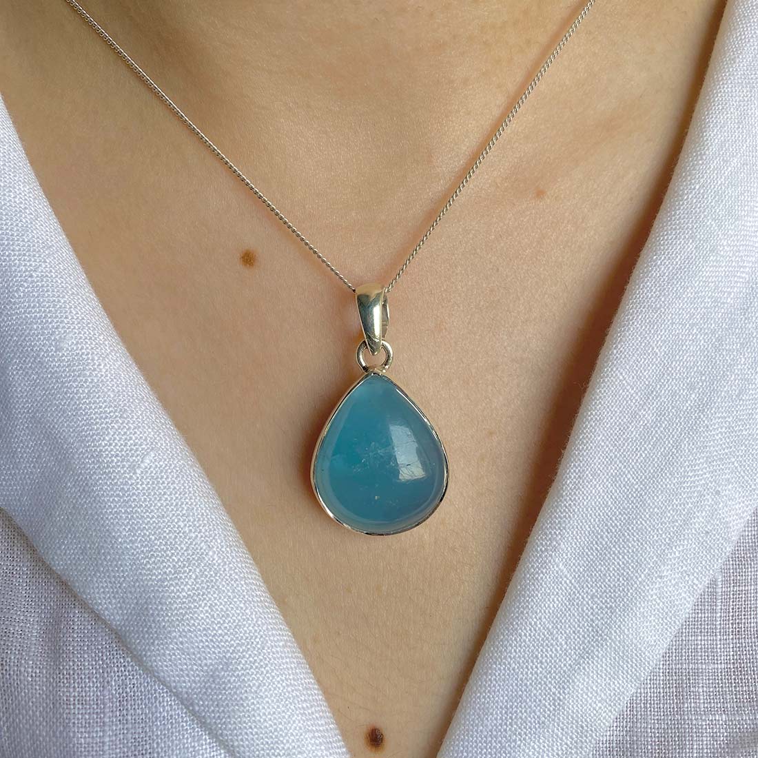 Aquamarine Pendant-(AQM-P-41)