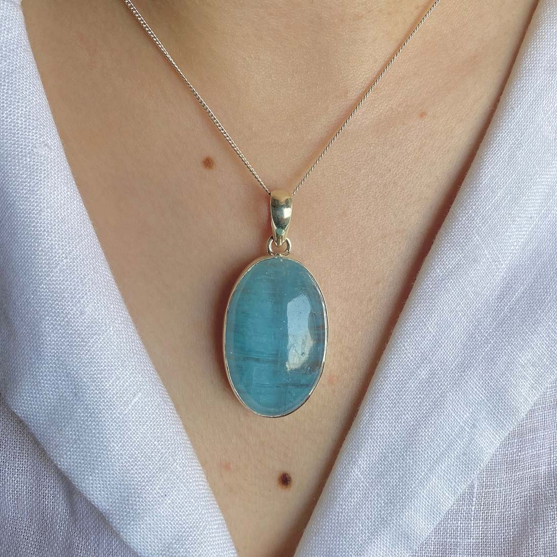 Aquamarine Pendant-(AQM-P-5)