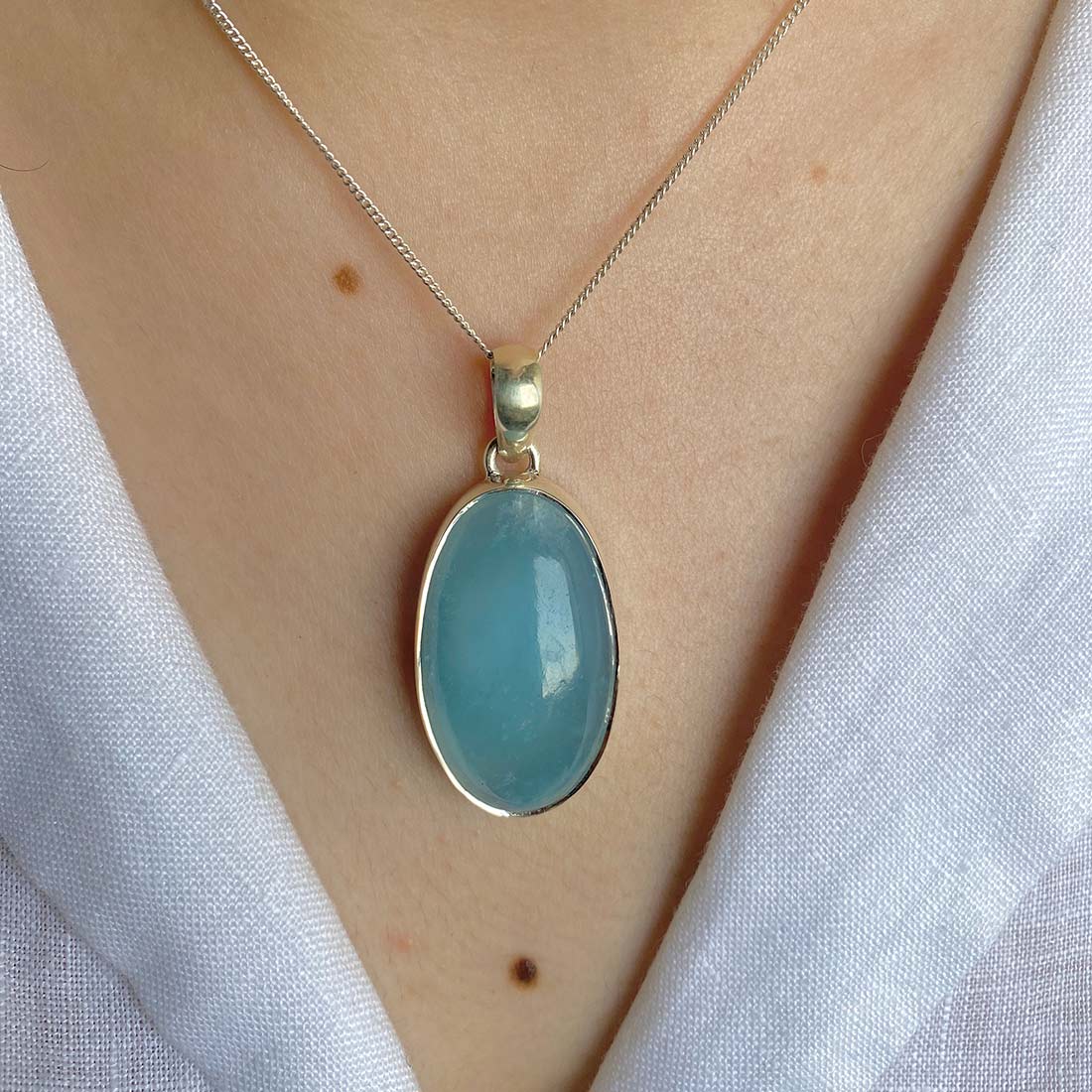 Aquamarine Pendant-(AQM-P-6)