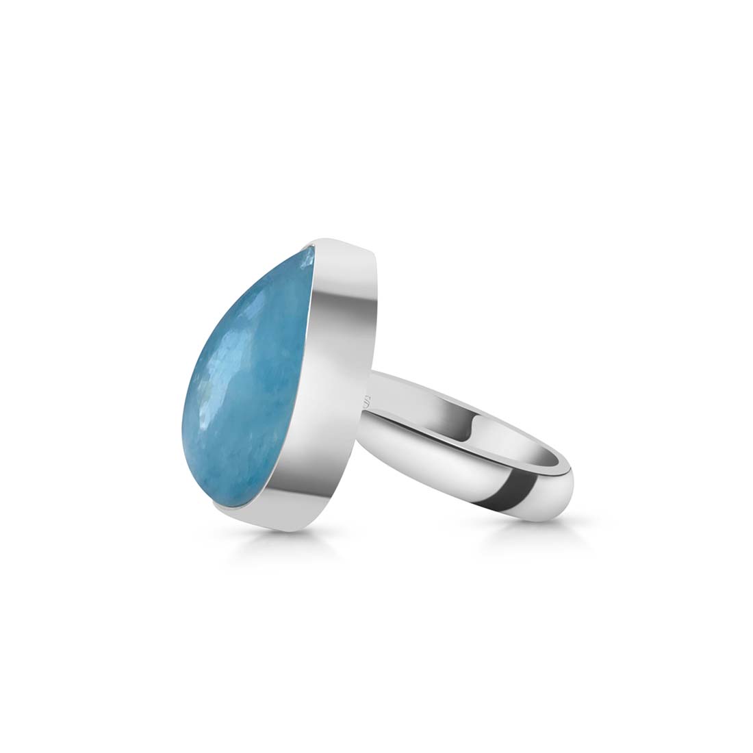 Aquamarine Adjustable Ring-(AQM-R-1)