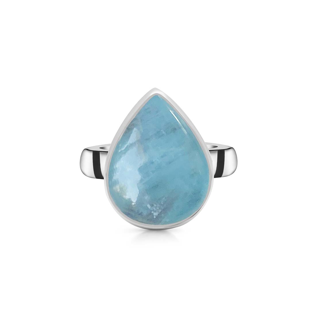 Aquamarine Adjustable Ring-(AQM-R-10)