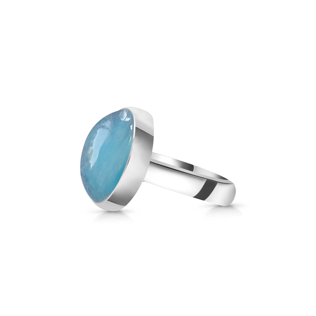 Aquamarine Adjustable Ring-(AQM-R-11)