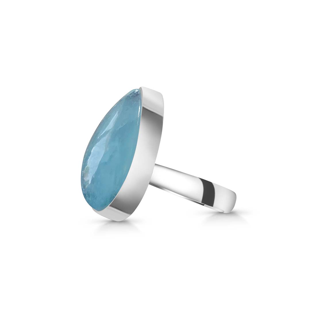 Aquamarine Adjustable Ring-(AQM-R-17)