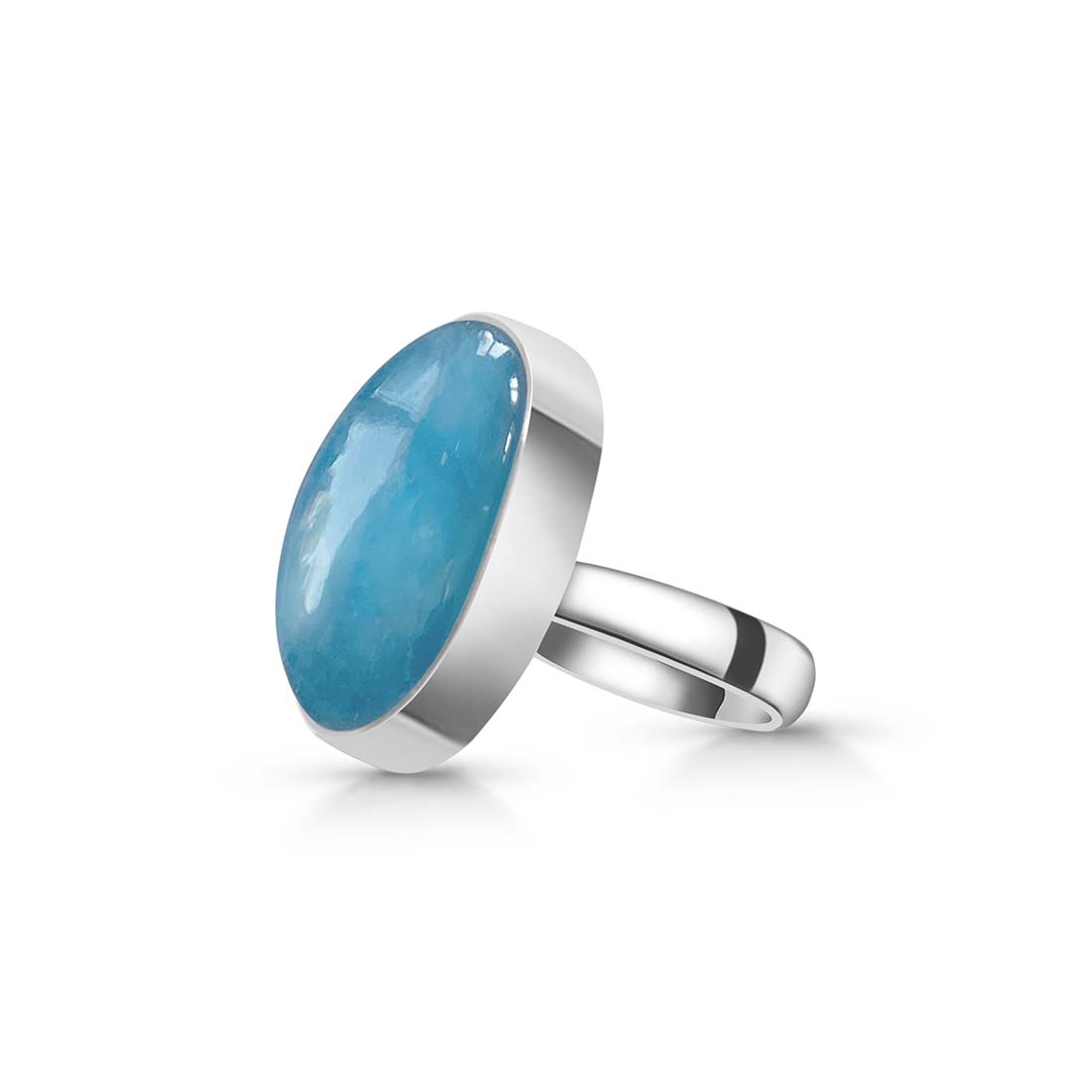 Aquamarine Adjustable Ring-(AQM-R-24)