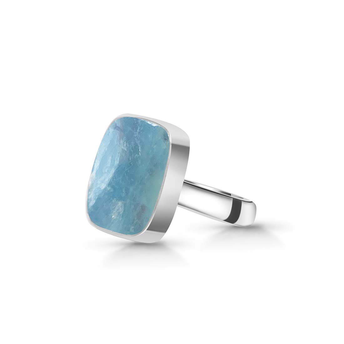 Aquamarine Adjustable Ring-(AQM-R-26)