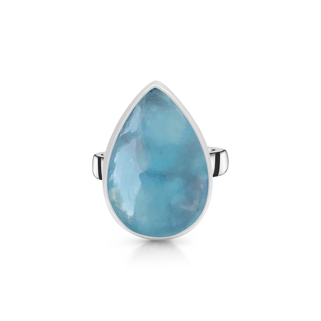 Aquamarine Adjustable Ring-(AQM-R-7)