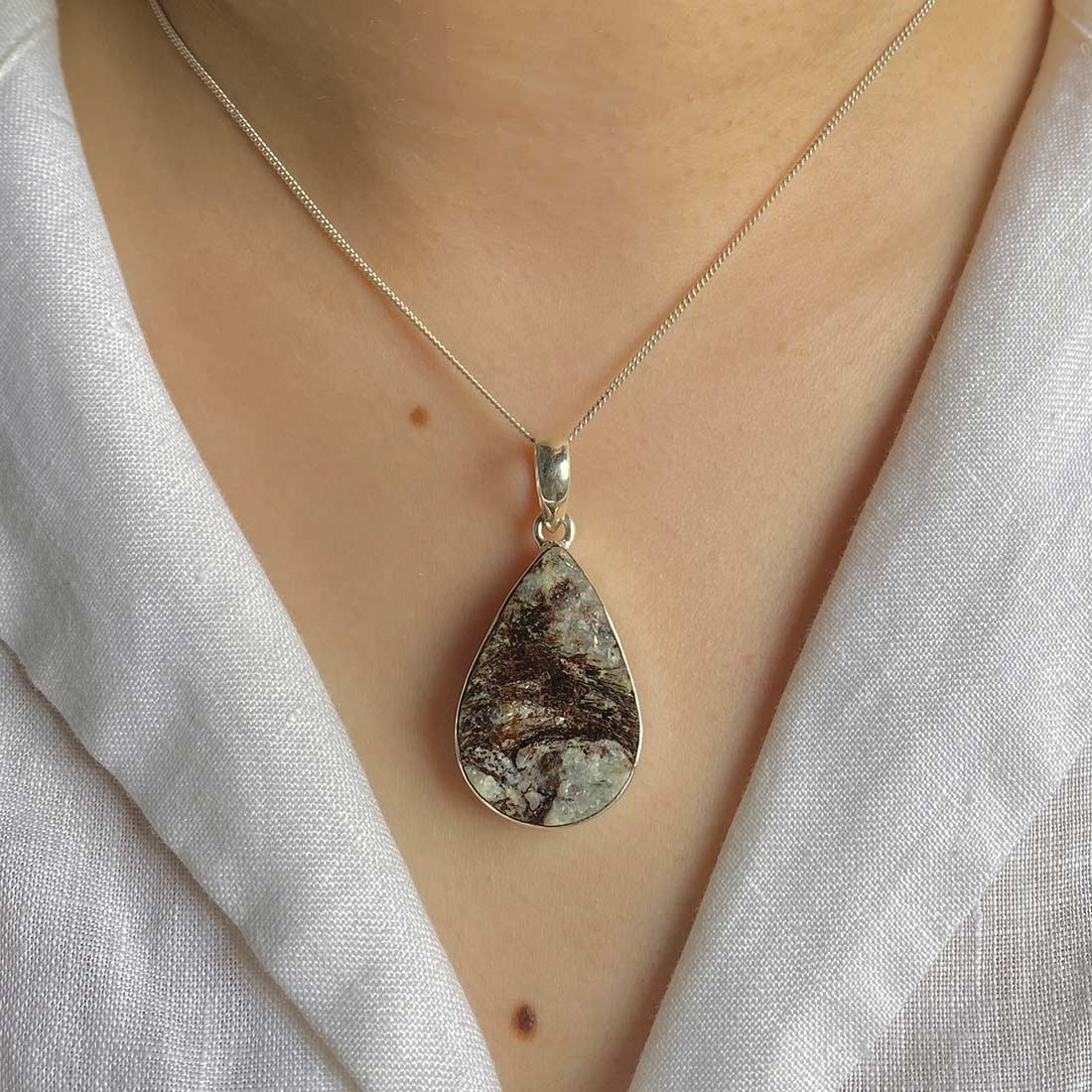 Astrophyllite Druzy Pendant-(AST-P-13.)