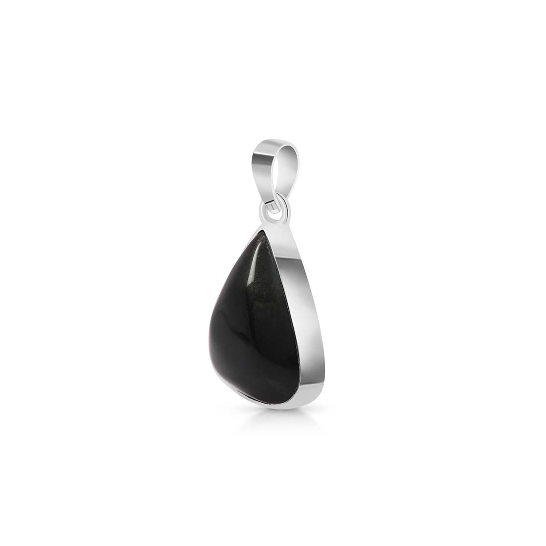 Black Obsidian Pendant-(BAO-P-1.)