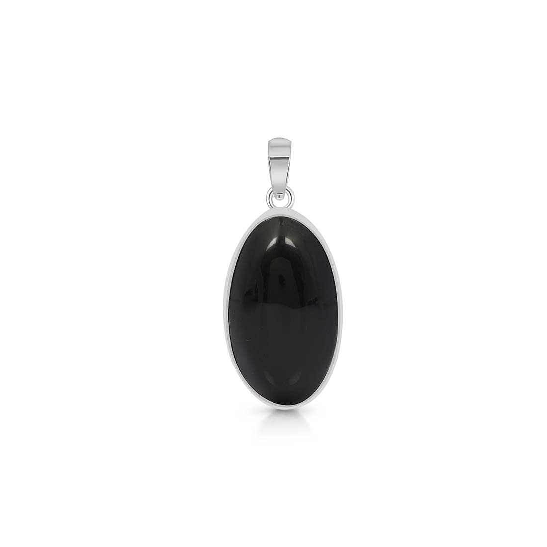 Black Obsidian Pendant-(BAO-P-10.)