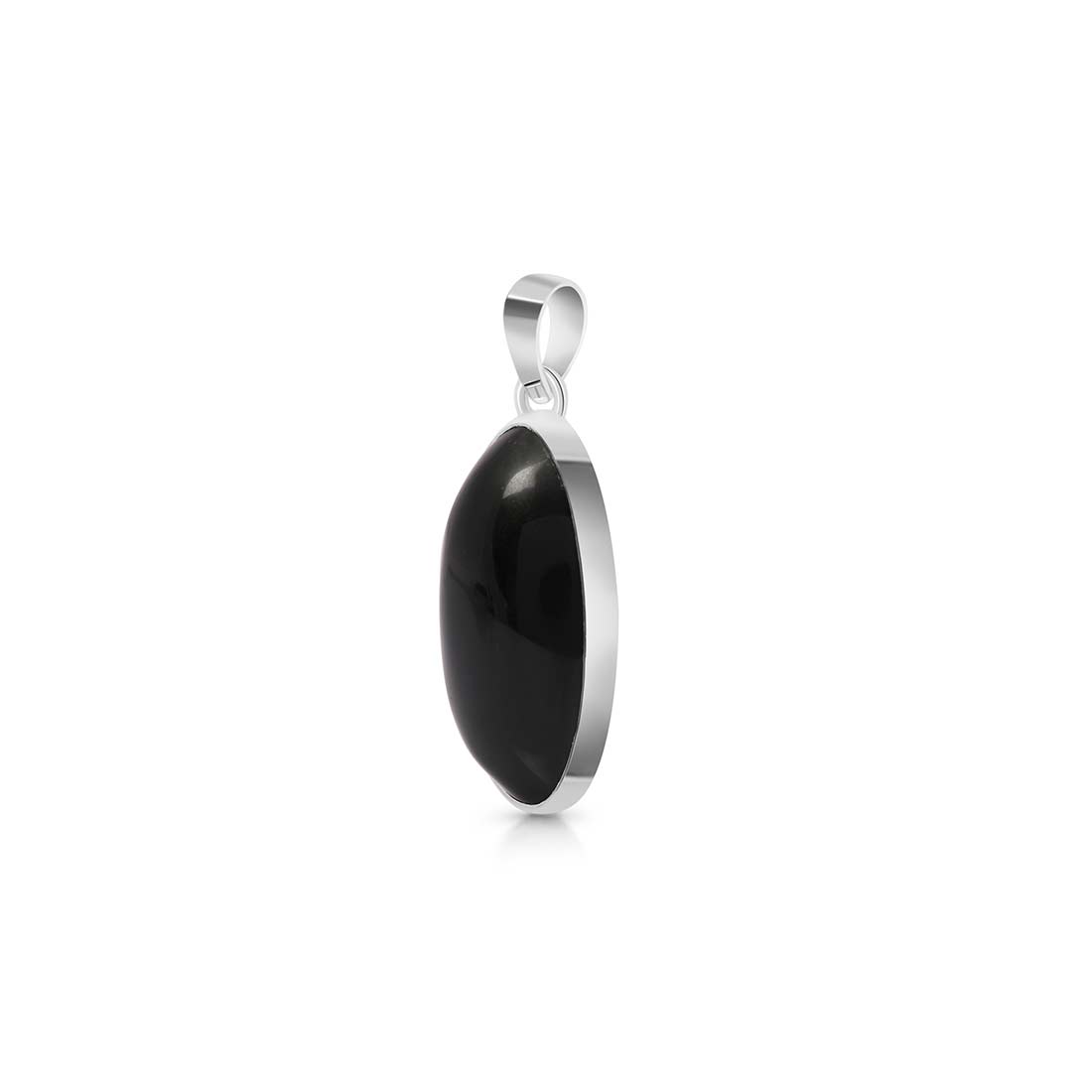 Black Obsidian Pendant-(BAO-P-10.)