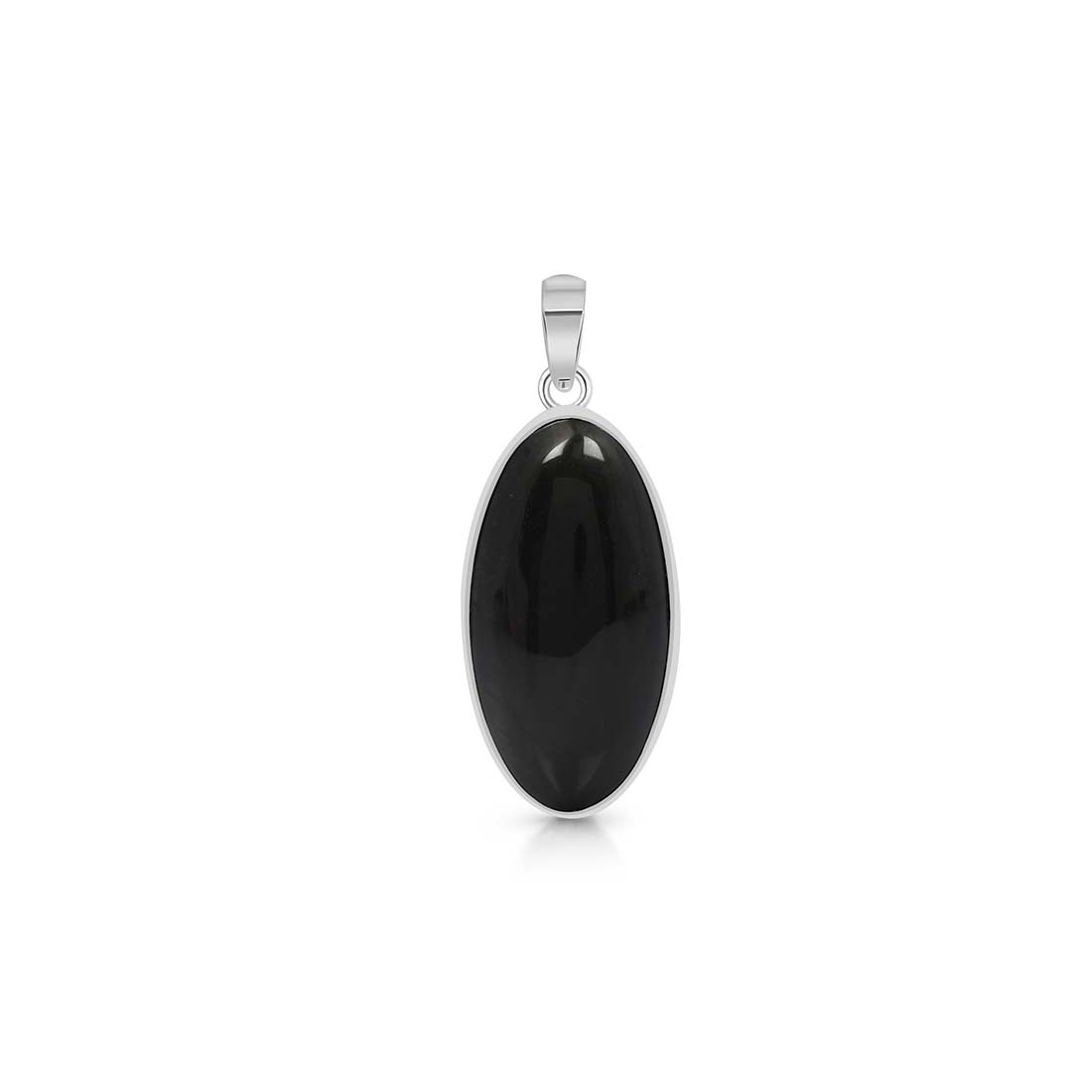 Black Obsidian Pendant-(BAO-P-11.)