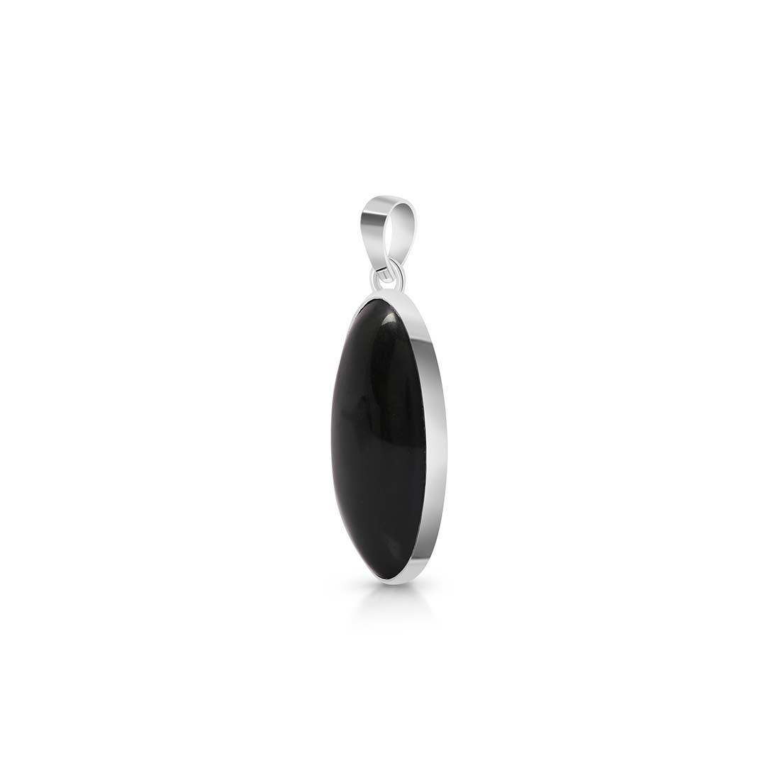 Black Obsidian Pendant-(BAO-P-11.)