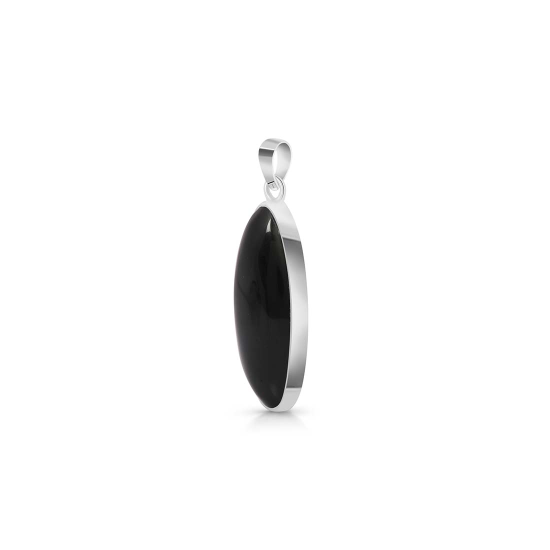 Black Obsidian Pendant-(BAO-P-15.)