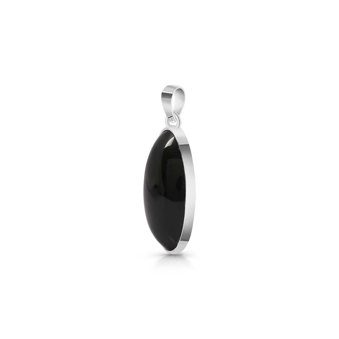 Black Obsidian Pendant-(BAO-P-17.)