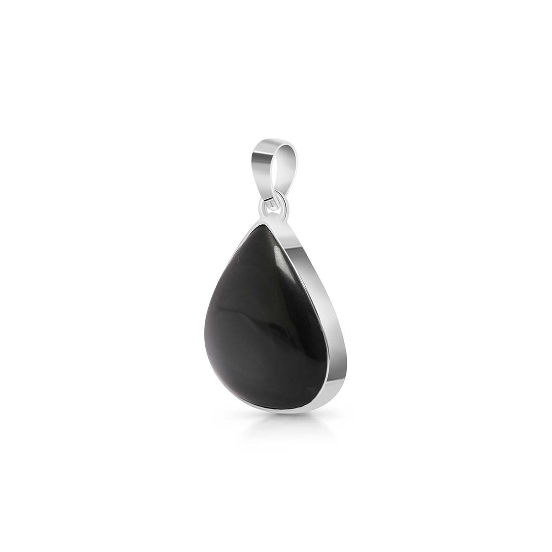 Black Obsidian Pendant-(BAO-P-21.)