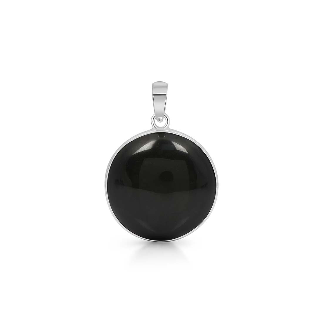 Black Obsidian Pendant-(BAO-P-27.)