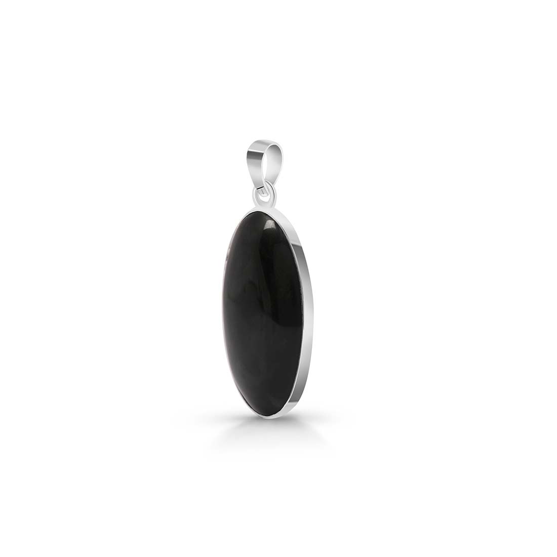 Black Obsidian Pendant-(BAO-P-29.)