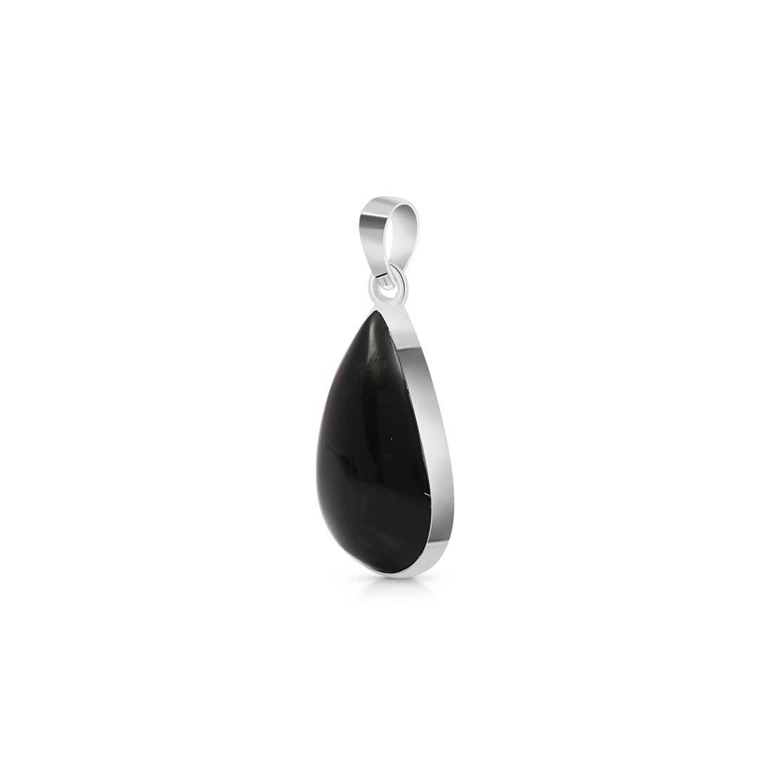 Black Obsidian Pendant-(BAO-P-6.)