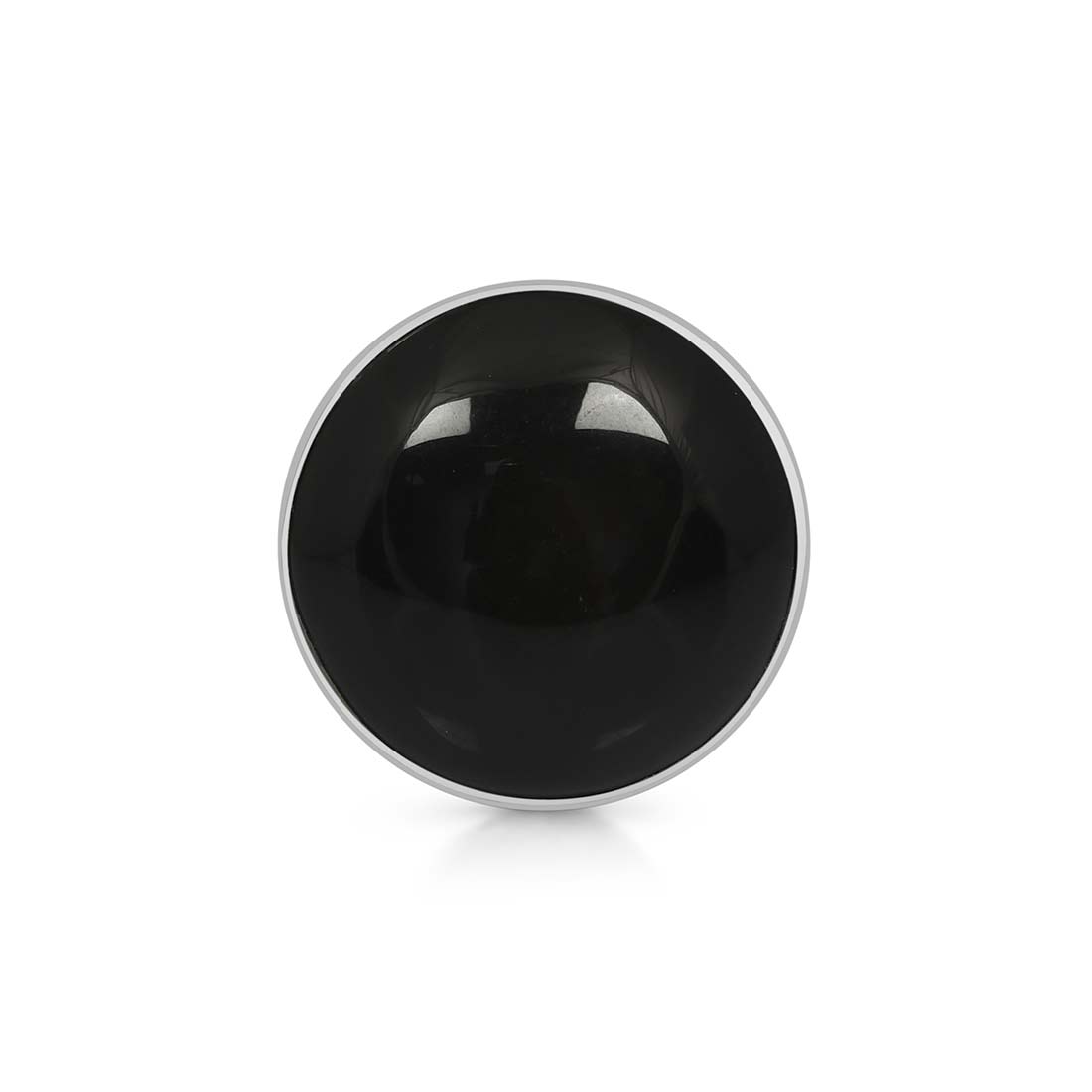 Black Obsidian Adjustable Ring-(BAO-R-31.)