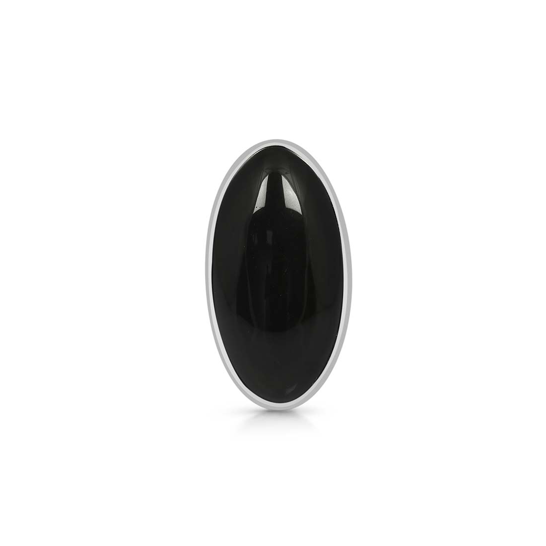 Black Obsidian Adjustable Ring-(BAO-R-4.)