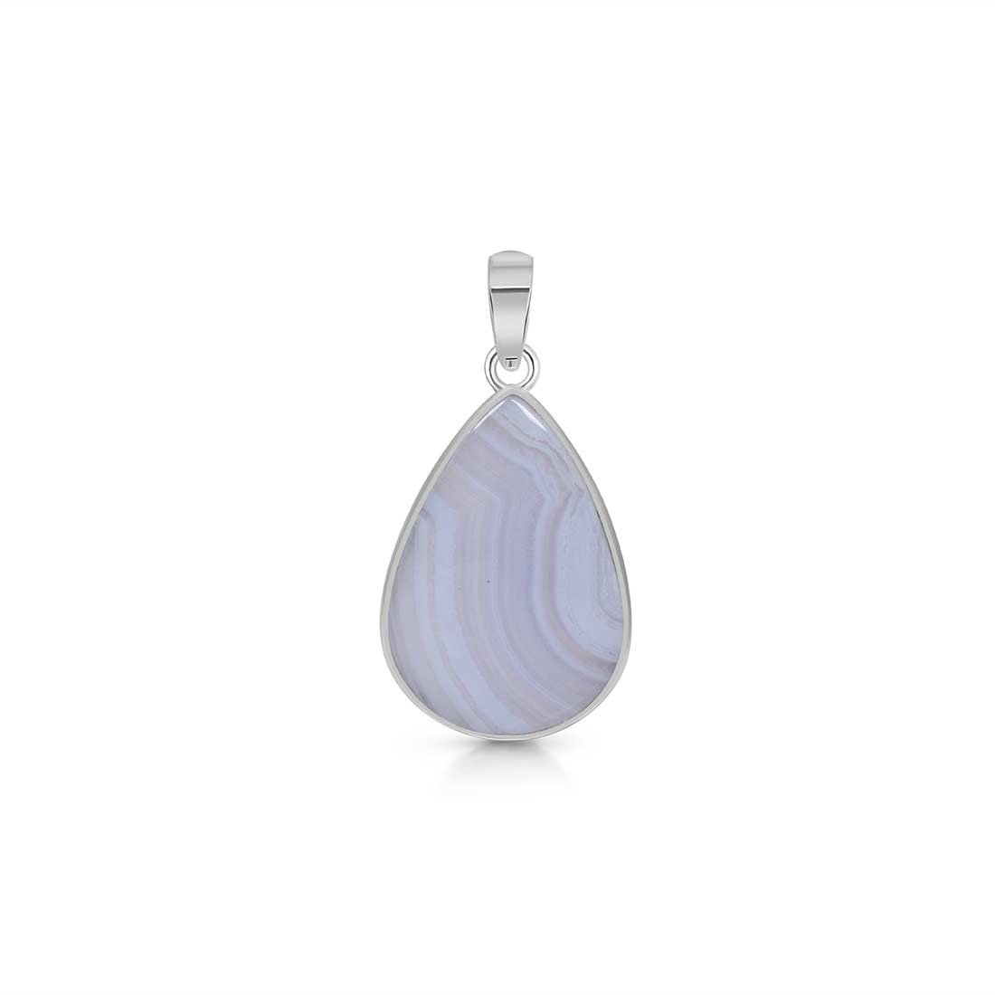 Blue Lace Agate Pendant-(BLA-P-20.)