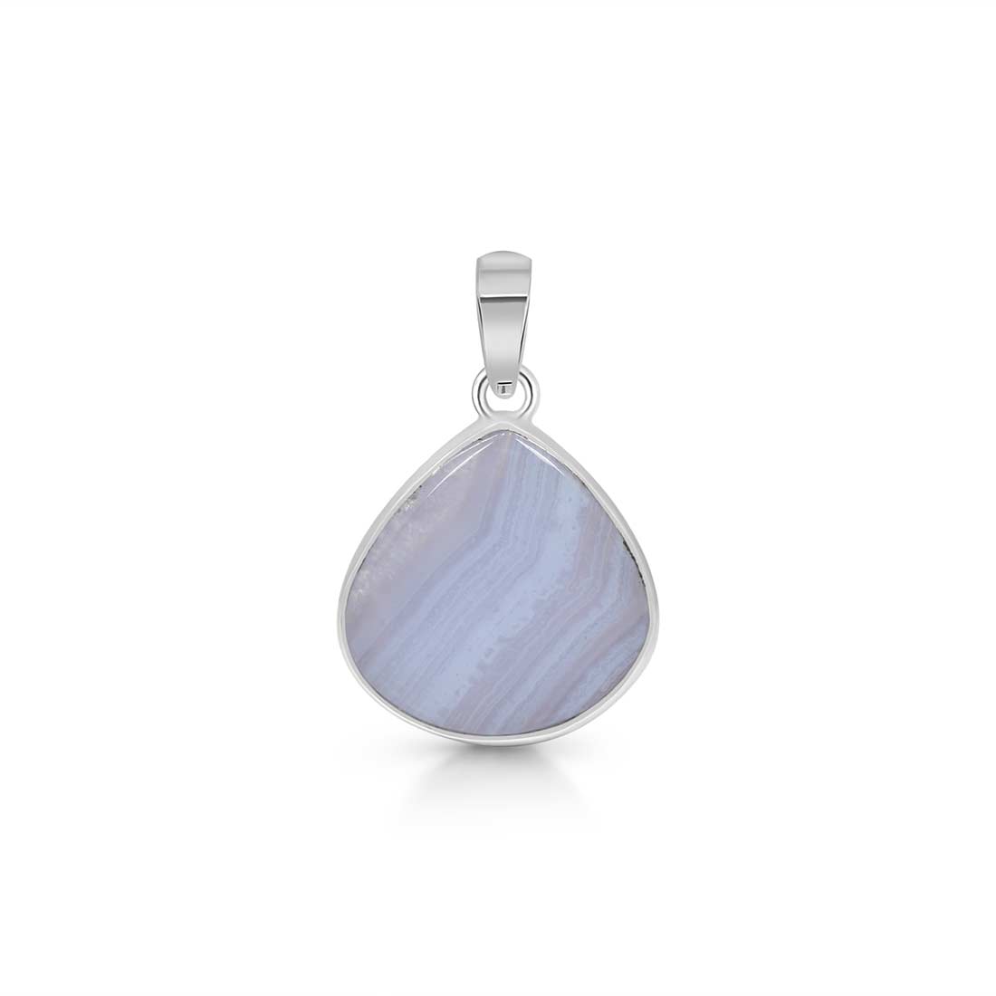 Blue Lace Agate Pendant-(BLA-P-25.)