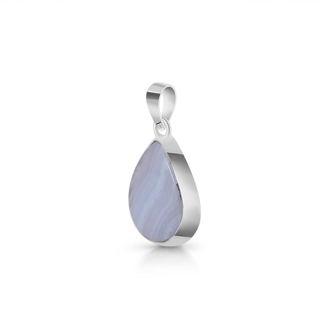 Blue Lace Agate Pendant-(BLA-P-25.)