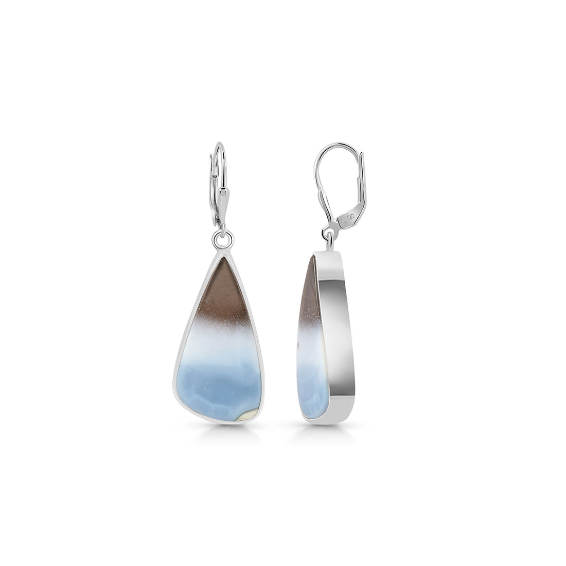 Blue Opal Earring-(BLO-E-11.)