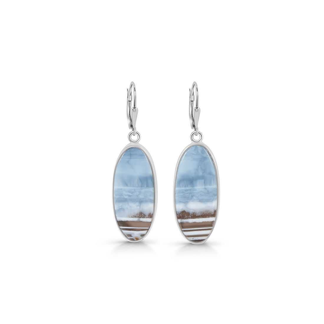 Blue Opal Earring-(BLO-E-12.)