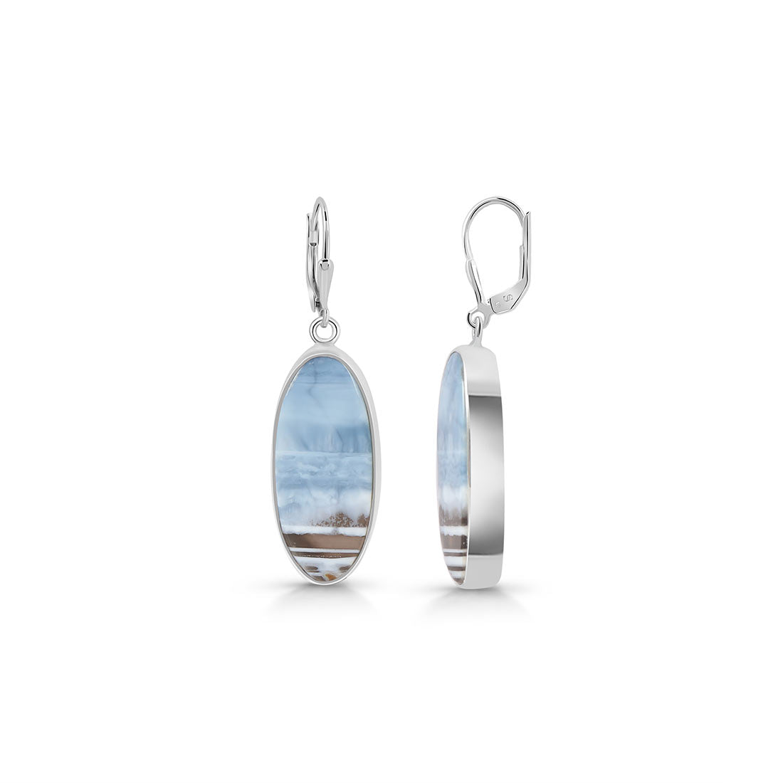 Blue Opal Earring-(BLO-E-12.)