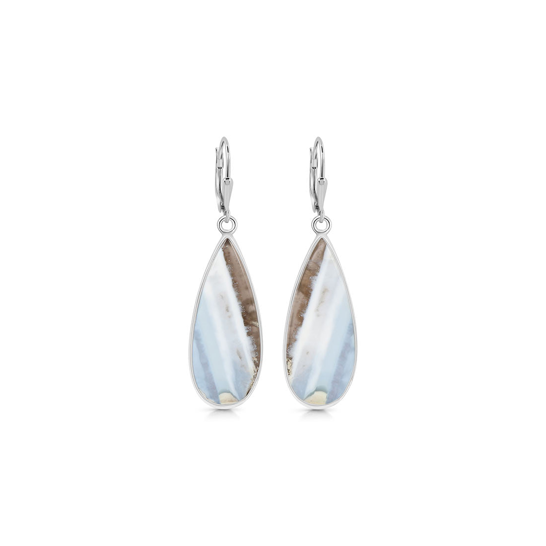 Blue Opal Earring-(BLO-E-25.)